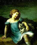 Theodore   Gericault, louise vernet enfant